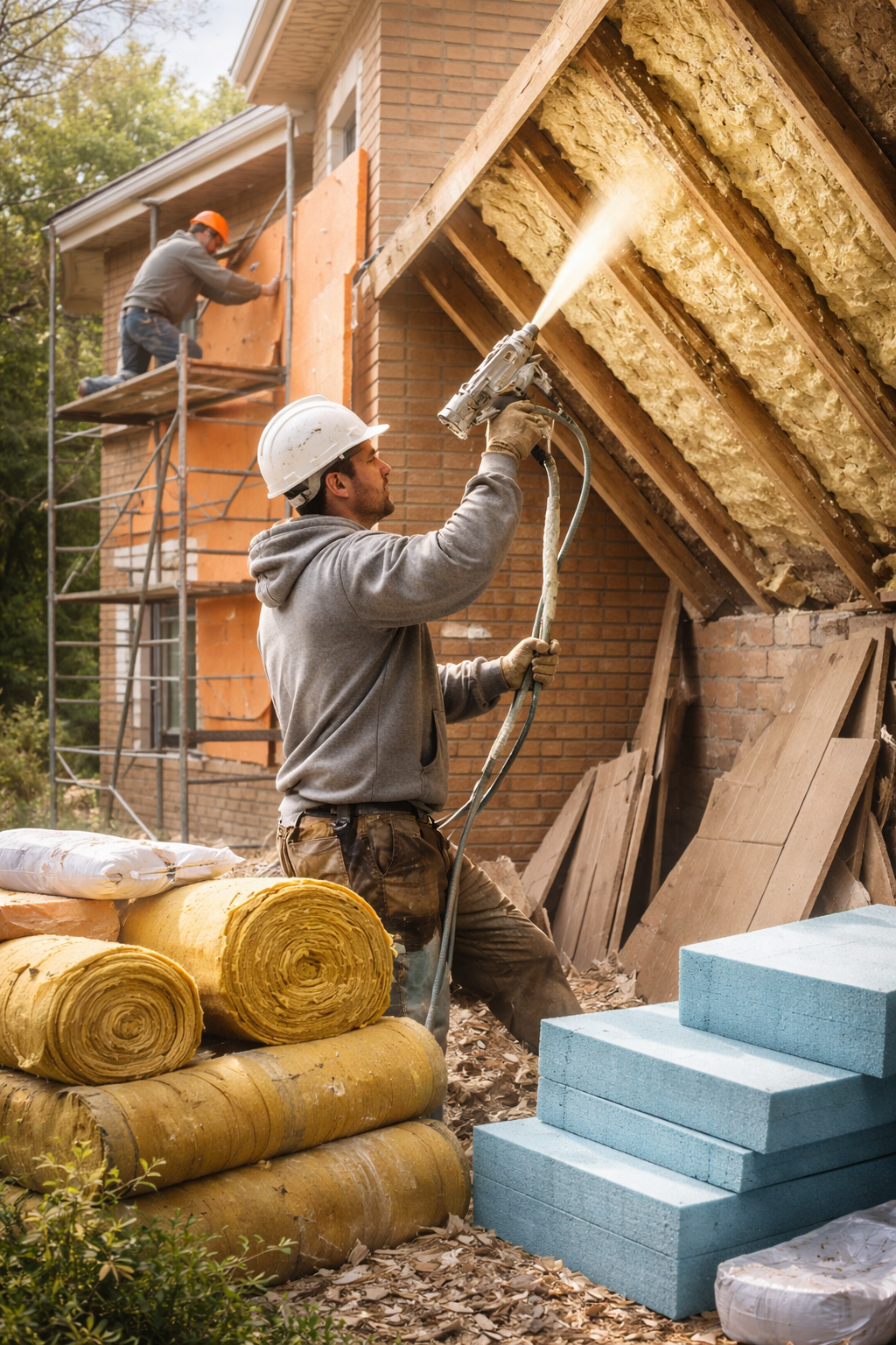 Утепление домов в Волгодонске под ключ от 4596 руб/м2 | Профессионально — ТепломастерВгн