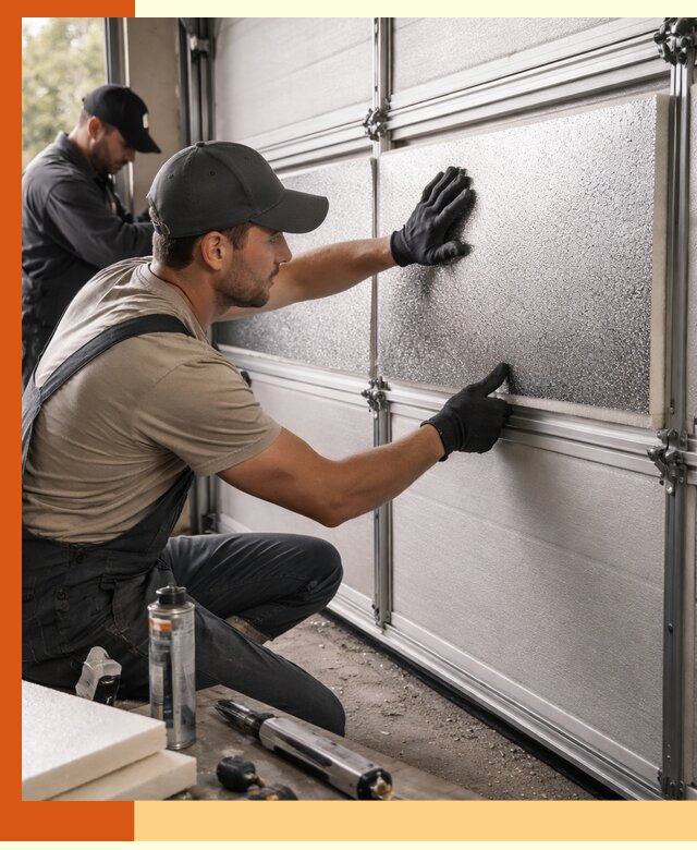 Утепление гаражных ворот в Волгодонске качественно и надежно