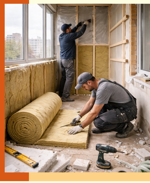 Утепление балкона под ключ в Волгодонске качественно и быстро