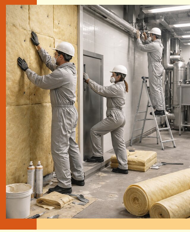 Утепление пищевого цеха под ключ в Волгодонске